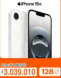 Alkosto iPhone 16e oferta
