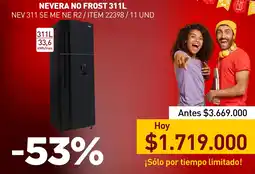 Electrojaponesa Nevera no frost oferta