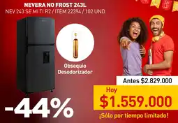 Electrojaponesa Nevera no frost oferta