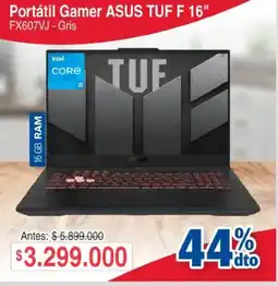 Ktronix Asus portátil gamer tuf f 16" oferta