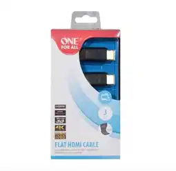 Falabella OFA Cable Hdmi Full Hd 4k De 3 Metros Plano Negro oferta