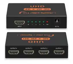 Falabella Multiplicador Splitter Hdmi 1x4 1 Entrada 4 Salidas 3d Hd 4k oferta
