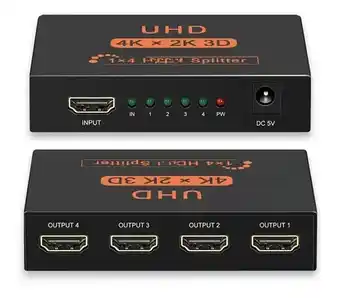 Falabella Multiplicador Splitter Hdmi 1x4 1 Entrada 4 Salidas 3d Hd 4k oferta
