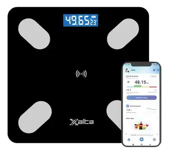 Falabella Pesa Balanza Inteligente Bluetooth Grasa Peso Corporal oferta