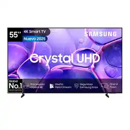 Falabella Televisor 55 Pulgadas Crystal UHD U8200F 4K Smart TV 2025 Vision IA oferta