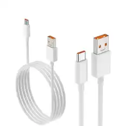 Falabella Cargador Mi Tipo-c Con Cable Carga 120w Blanco oferta