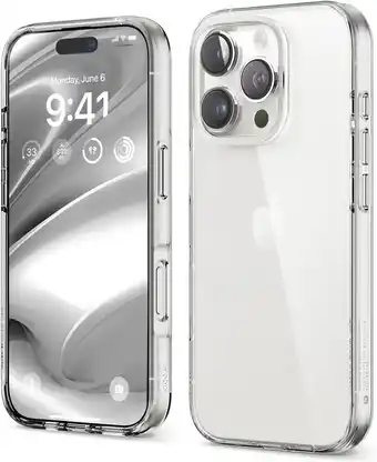 Falabella Estuche Compatible iPhone 16 Pro Hybrid Case Transparente oferta