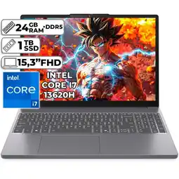 Falabella PORTÁTIL SLIM 3 15IRH10 INTEL CORE I7-13620H 24GB RAM 1TB SSD 15.3 FHD WUXGA oferta