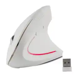 Falabella Mouse Inalámbrico Usb Ergonómico Vertical Túnel Carpiano Blanco oferta