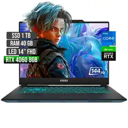 Falabella Portátil Gamer Intel Core I7 RTX 4060 40GB RAM 1TB SSD oferta