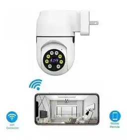 Falabella Camara Ip Rotica Wifi 360° Conexion Enchufe Seguridad Hogar Original oferta