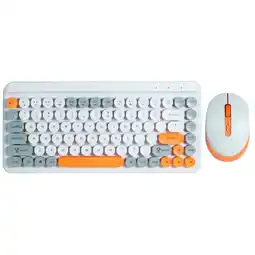 Falabella Combo Teclado y Mouse Inalambrico T968 Blanco Mixed oferta
