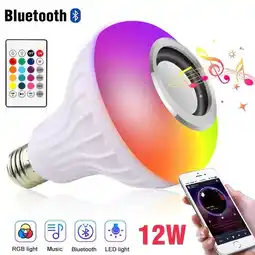 Falabella Bombillo Parlante Bluetooth Control Luz Rgb Musical Altavoz oferta