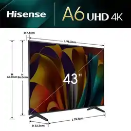 Falabella Televisor 43 43a6n Smart Tv 4k oferta