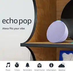 Falabella Alexa Echo Pop Color Lavanda oferta