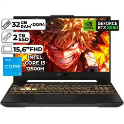 Falabella PORTÁTIL GAMER INTEL CORE I5-12500H 32GB RAM 2TB SSD RTX 3050 4GB 15,6 FHD JAEGER GRAY oferta
