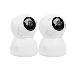 Falabella Cámara Seguridad Wifi x 2 Panorámica 360 Infrarroja oferta