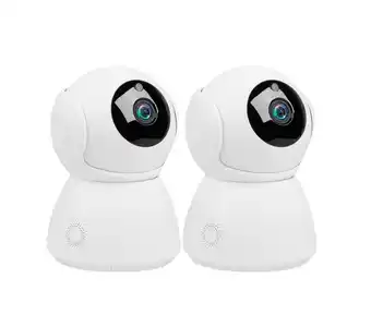 Falabella Cámara Seguridad Wifi x 2 Panorámica 360 Infrarroja oferta