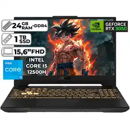 Falabella PORTÁTIL GAMER INTEL CORE I5-12500H 24GB RAM 1TB SSD RTX 3050 4GB 15,6 FHD JAEGER GRAY oferta