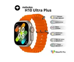 Falabella Reloj Inteligente H10 Ultra Plus Pantalla AMOLED - Naranja oferta