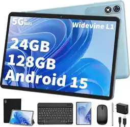 Falabella Tablet Android 15 10 pulgadas 24 GB RAM 128 GB de ROM Octa-Core+Funda+Teclado+Mause+Lapiz oferta