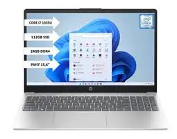 Falabella PORTATIL - CORE I7 1355U - 24GB RAM - 512GB SSD- 15.6 FHD - MOD: 15-FD0006LA - COMPUTADOR oferta
