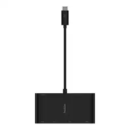 Falabella Adaptador USB-C a USB-A/Red RJ45/ HDMI/VGA/Con Carga Hasta 100w - Negro oferta