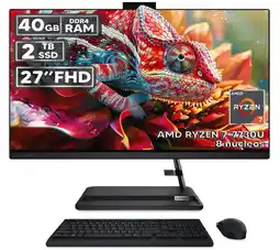 Falabella TODO EN UNO 3 27ALC6 RYZEN 7-7730U 40GB RAM 2TB SSD PANTALLA 27″ FHD LED oferta