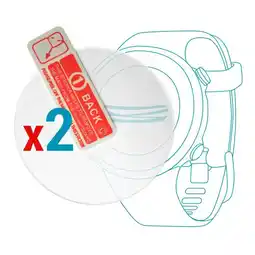 Falabella Protector Vidrio para Samsung Galaxy Watch 6 Classic 47mm x2 oferta