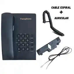 Falabella Teléfono Fijo Alambrico Panaphone Tsb670 Telefono De Mesa oferta