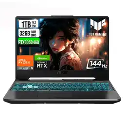 Falabella TUF A15 AMD RYZEN 5 7535HS SSD 1TB RAM 32GB DDR5 15,6 FHD RTX 3050 4GB oferta