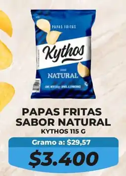 Tiendas D1 Kythos papas fritas sabor natural oferta