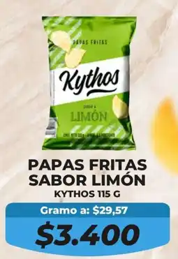 Tiendas D1 Kythos papas fritas sabor limón oferta