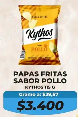 Tiendas D1 Kythos papas fritas sabor pollo oferta