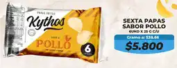 Tiendas D1 Kythos sexta papas sabor pollo oferta