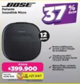 Alkomprar Bose parlante soundlink micro oferta