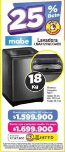 Alkomprar Mabe lavadora oferta