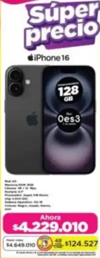 Alkomprar iphone 16 oferta