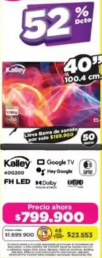 Alkomprar Kalley tv 40" oferta