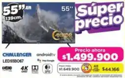 Alkomprar Challenger tv 55" oferta