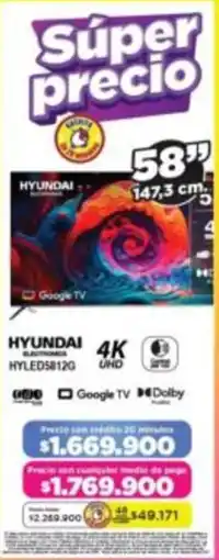 Alkomprar Hyundai tv 58" oferta