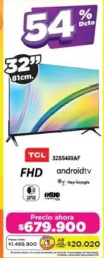 Alkomprar Tcl tv 55" oferta