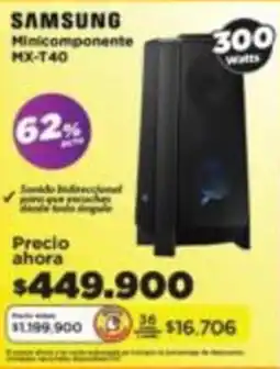 Alkomprar Samsung minicomponente mx-t40 oferta