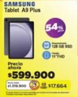 Alkomprar Samsung tablet A9 plus oferta