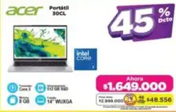 Alkomprar Acer portátil 30 cl oferta