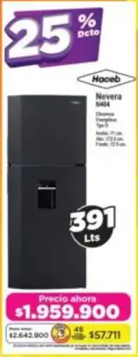 Alkomprar Haceb nevera N464 oferta