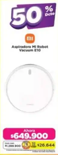 Alkomprar Aspiradora mi robot vacuum E10 oferta