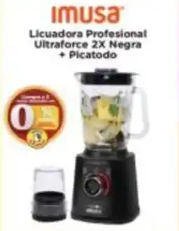 Alkomprar Imusa licuadora profesional ultraforce 2x negra +picatodo oferta