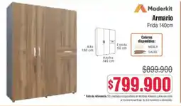 Alkosto Maderkit Armario Frida oferta