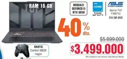 Alkosto Asus gamer tuf FX607VJ oferta